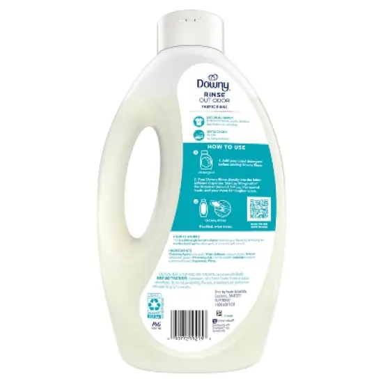 Downy FE Rinse Cool Cotton Liquid Laundry Additive - 62oz image {12}