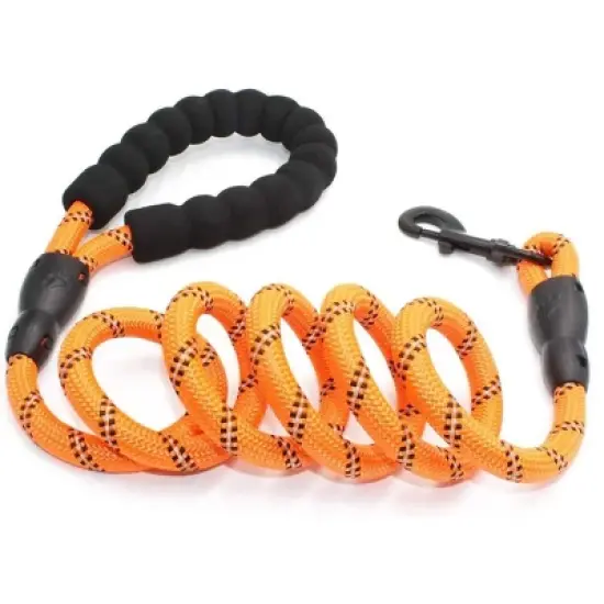Doggy Tales Braided Rope Leash Orange image {1}