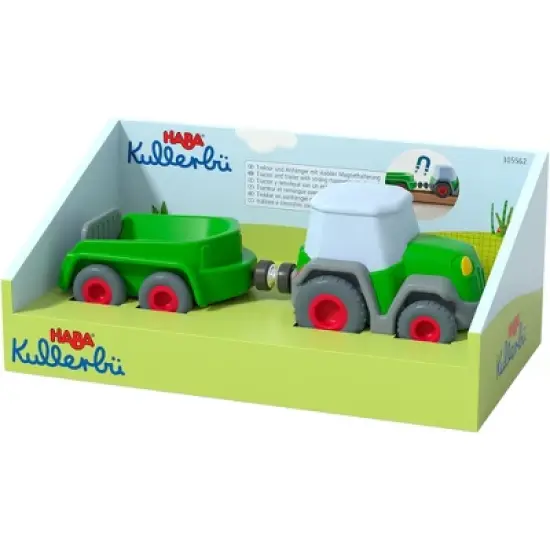 HABA Kullerbu Momentum Motor Tractor with Trailer image {4}