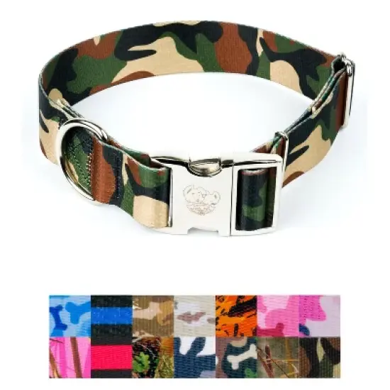 Country Brook Petz HossFit Jr Wide Premium Dog Collar - Camouflage Collection image {6}
