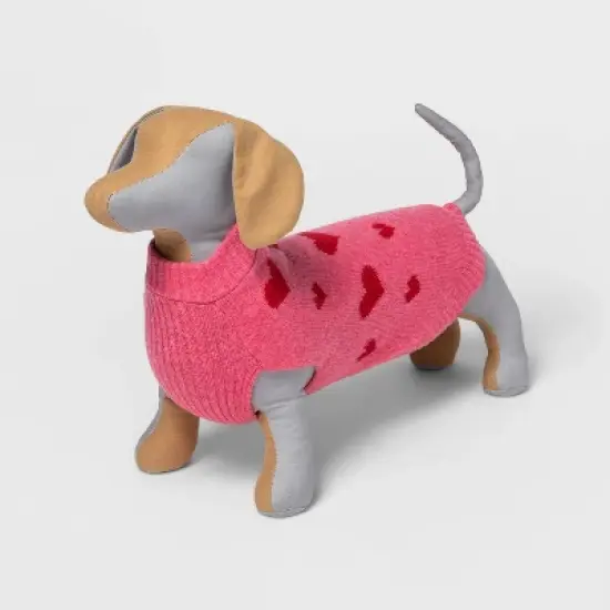 Dog and Cat Sweater - Pink/Red - Boots & Barkley&trade; image {3}