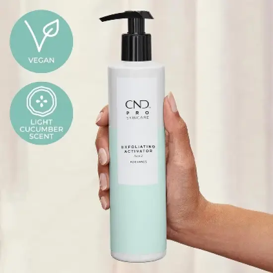 CND Pro Skincare Exfoliating Activator Step 2 For Hands (Vegan) | CND Pro Skincare products will help soften and improve the feel of skin - (10.1oz) image {1}
