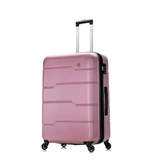 DUKAP Rodez Lightweight Hardside Large Checked Spinner Suitcase image {11}