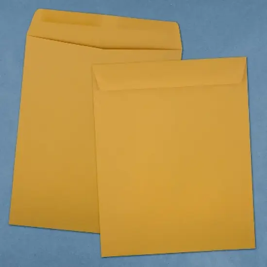 JAM Paper Open End Catalog Envelopes 11.5" x 14.5" Brown Kraft Manila 313011452I image {3}