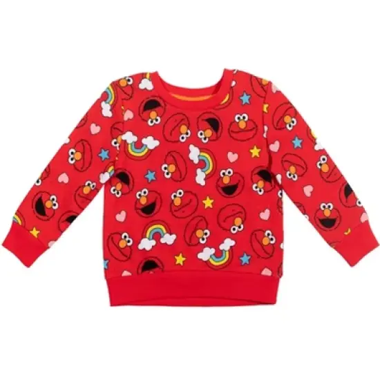 Sesame Street Elmo Abby Cadabby Girls Sweatshirt Little Kid image {7}