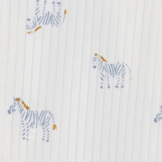 Carter's Just One You&reg; Baby Boys' 2pk Zebra Sleep N' Play - Blue/Ivory image {2}