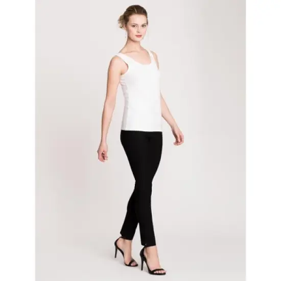 NIC+ZOE Perfect Tank Paper White Petite XS image {3}