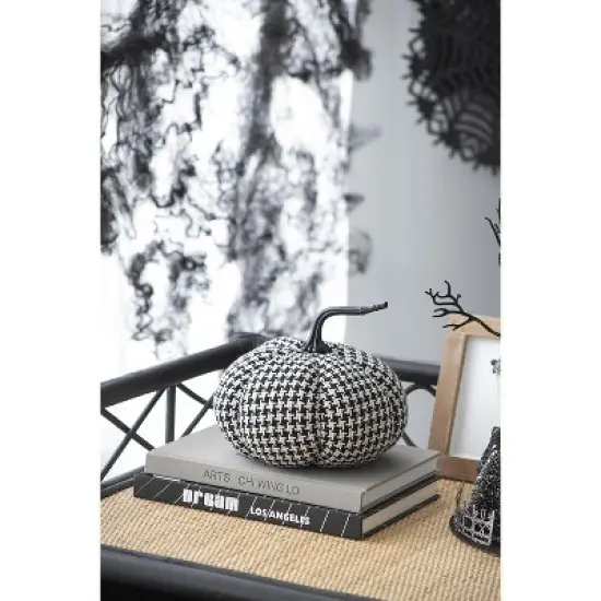 Gulches 7x7x7.5" Fabric Pumpkin Decor, Halloween Holiday Decor image {7}