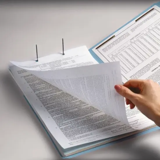 Smead Fastener File Folder, 2 Fasteners, Reinforced 1/3-Cut Tab, Letter Size, 50 per Box image {7}