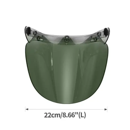 Unique Bargains Universal Motorcycle Anti-UV Helmet Wind Shield Replacement 1 Pcs image {3}