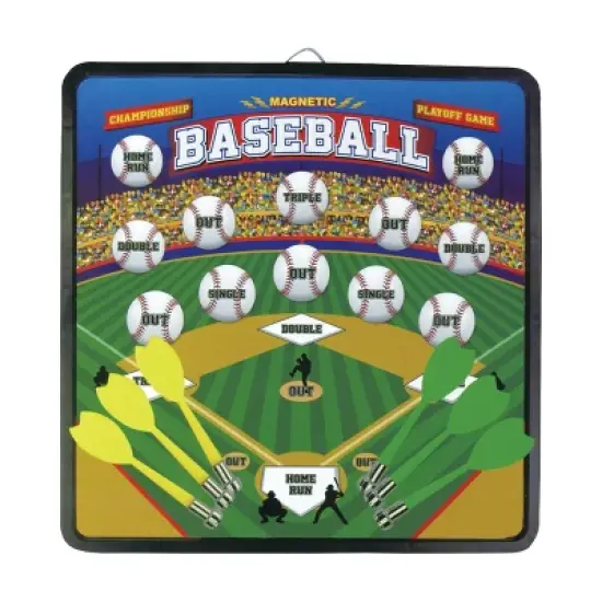 AreYouGame.com 2-in-1 Reversible Magnetic Dartboard Board Game: Educational Focus on Gross & Fine Motor Skills, Action Game for 1+ Players image {2}