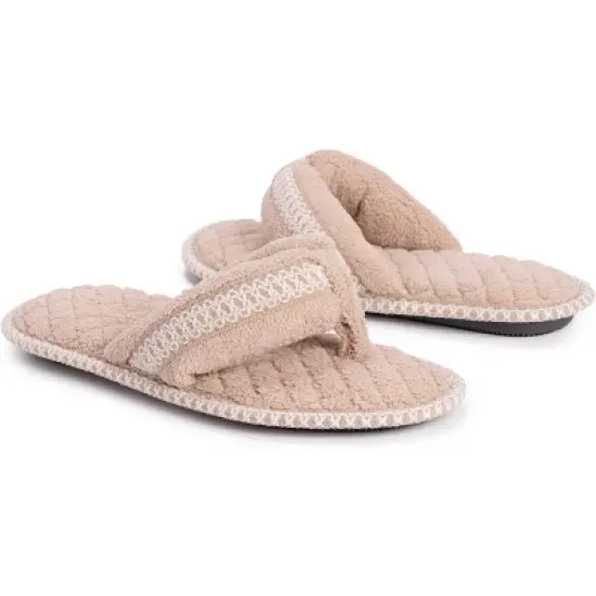 MUK LUKS Women's Darlene Thong Slipper image {6}