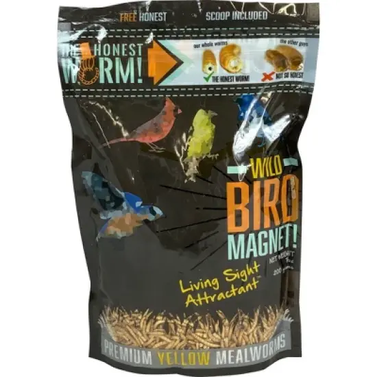 The Honest Worm! Wild Bird Magnet image {1}