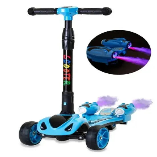 GlareWheel Y1 Kids Kick Scooter Real Smoking Rocket image {9}