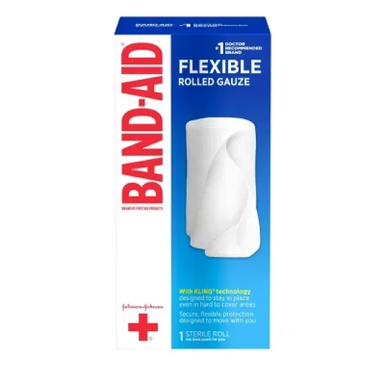 Band-Aid Rolled Gauze - 4 x 2.5 yds image {7}