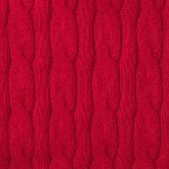 Hope & Henry Girls' Cable Front Sweater, Kids image {3}