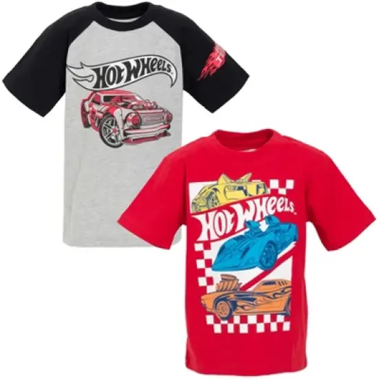 Hot Wheels 2 Pack Graphic T-Shirts Little Kid to Big Kid  image {9}