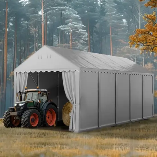 Captiva Designs 13&rsquo;x26&rsquo; & 13&rsquo;x32&rsquo; Heavy-Duty Canopy Tents &ndash; Waterproof, UV Resistant with Vents & Sidewalls for Events, Markets, Weddings, and Parties image {7}