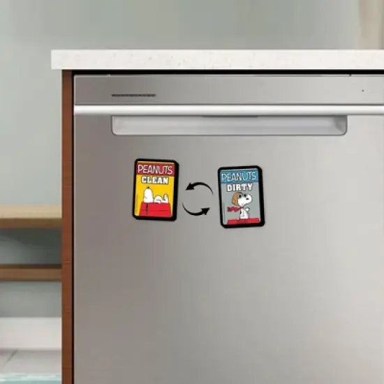 Gamago Peanuts Snoopy & Ace Double-Sided Dishwasher Magnet image {5}