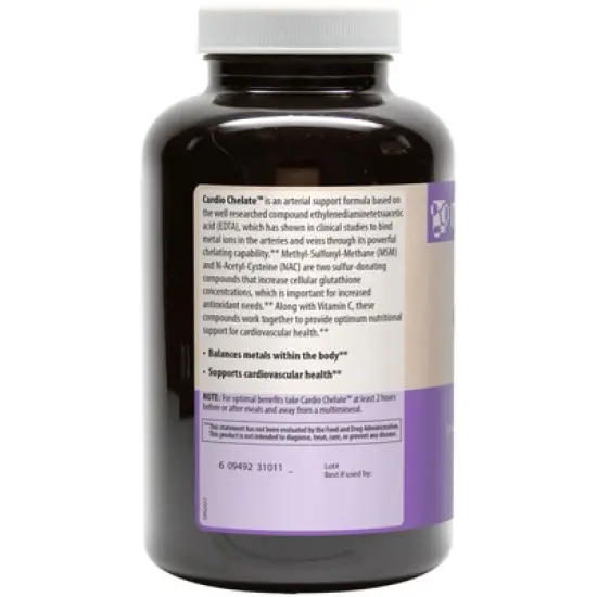 MRM Nutrition Cardio Chelate&trade; with EDTA, 180 Vegan Capsules image {2}