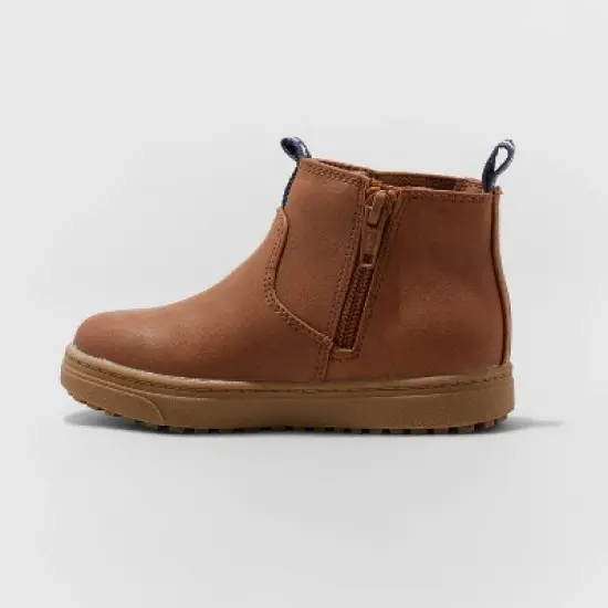 Toddler Lucas Chelsea Boots - Cat & Jack&trade; Cognac image {1}