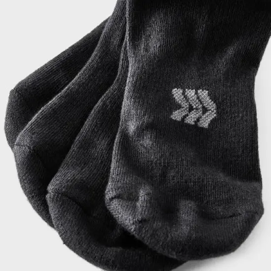 Women's 10+1 Bonus Pack Everyday Solid No Show Socks - All In Motion&trade; Black 4-10 image {1}