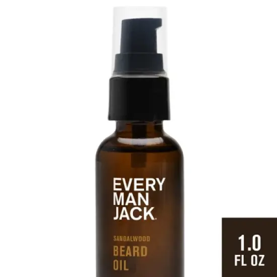 Every Man Jack Men's Moisturizing Beard Oil with Shea Butter - Sandalwood - 1 fl oz image {13}