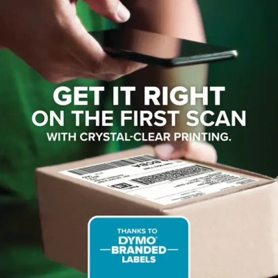 DYMO Label Writer 550 Label Printer: Electric Powered Desk Tool, Black, Plastic, 1 Year Warranty, 6.3" Height, 5.51" Width image {4}