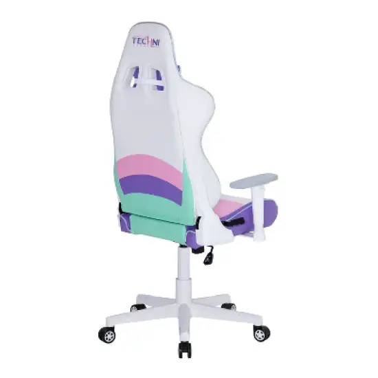 Kumasinova Kawaii PC Gaming Chairs with Adjustable Height,Head&Heart Lumbar Pillow,360&deg;Swivel Chair for Home&Office,250lbs Max image {1}