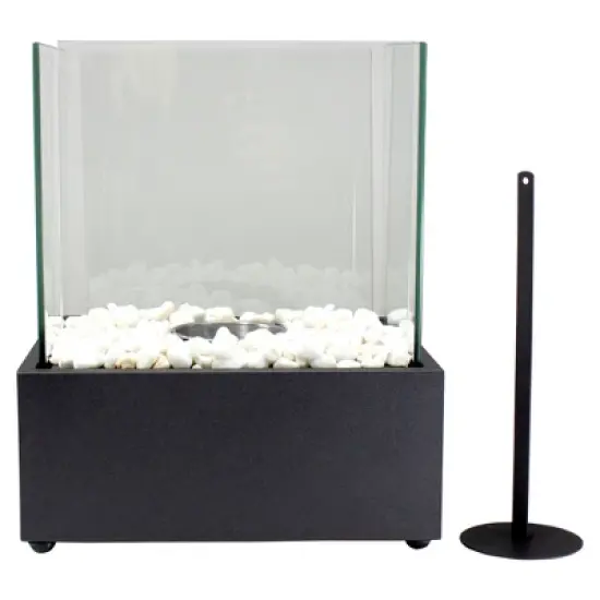Northlight 11.5" Bio Ethanol Ventless Portable Tabletop Fireplace with Flame Guard image {2}