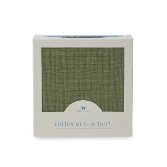 Little Unicorn Cotton Muslin Quilt Blanket image {4}