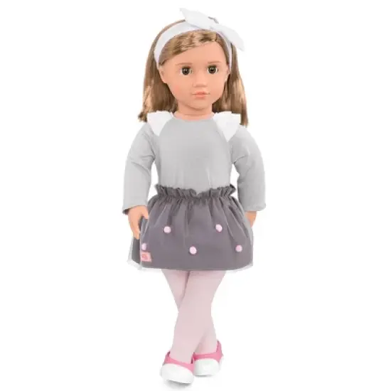 Our Generation Bina with Pom Pom Skirt 18" Fashion Doll image {2}