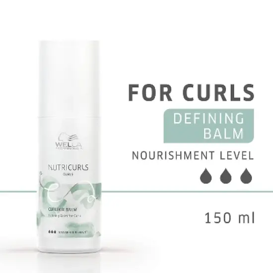 Wella Professionals Nutricurls Curlixir Leave-In Curl Balm| Soft Hold| Curl Definition (5.07 Oz) Nutri Curls for Curly Hair image {1}