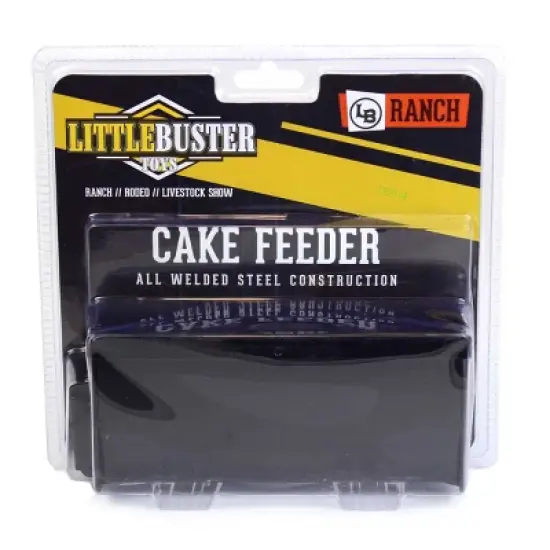 Little Buster Toys 1/16 Black Metal Cake Feeder 200845 image {2}