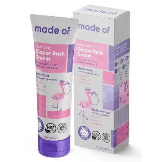 MADE OF Organic Diaper Rash Cream - 3.4 fl oz image {2}