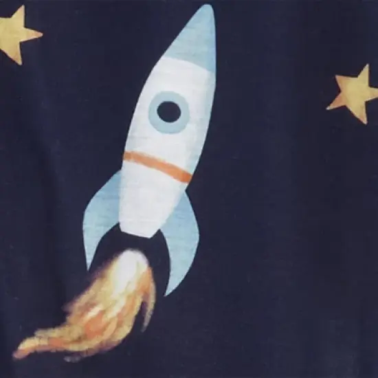 Carter's Just One You&reg;️ Toddler Boys' 2pk Spaceships and Dinos Footed Pajama - Blue image {1}