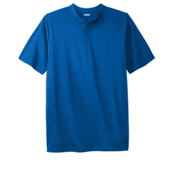 KingSize Men's Big & Tall Shrink-Less&trade; Lightweight Henley T-Shirt Henley Shirt image {20}