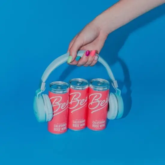 Bev California Ros&eacute; Wine - 4pk/250ml Cans image {5}