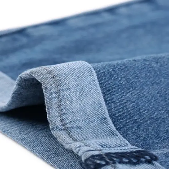 Agnes Orinda Women's Plus Size Adjustable Stap Cross Back Overalls Denim Pants Jumpsuits image {4}