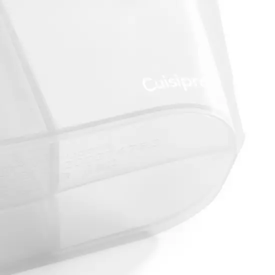 Cuisipro Pack-It Silicone Reusable Stand Up Storage Bag w/Divider, 1300ml/44 oz image {2}