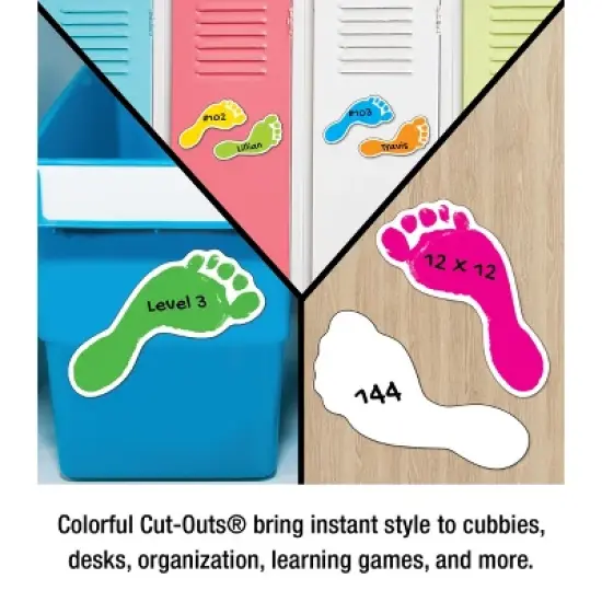 Carson Dellosa Education Footprints Cutouts (54 cut-outs) image {4}