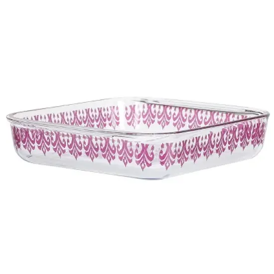 Spice By Tia Mowry 1.8 Quart Spicy Cloves Glass Square Baker image {1}