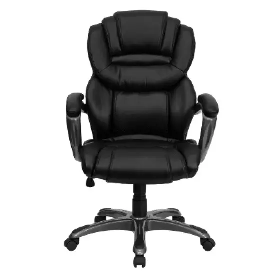 Emma and Oliver High Back Executive Swivel Ergonomic Office Chair with Accent Layered Seat/Back image {8}