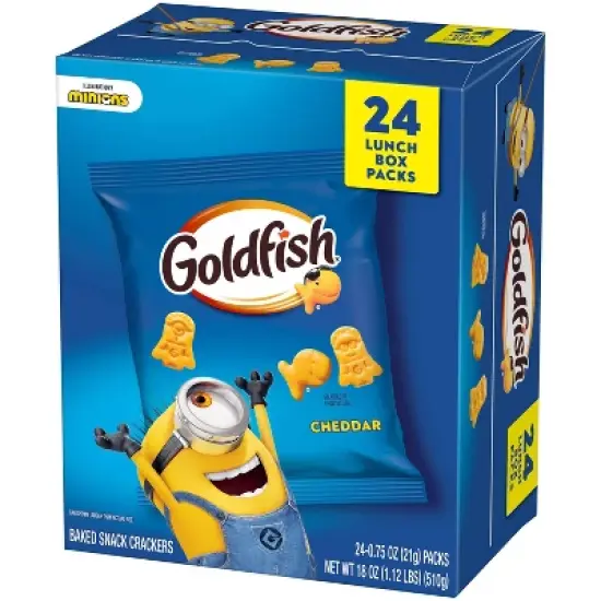 Goldfish Minions Cheddar Crackers Multipack - 18oz/24ct image {4}
