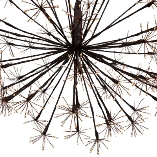 Northlight LED Lighted Starburst Ball Decoration - 20" - Warm White image {3}