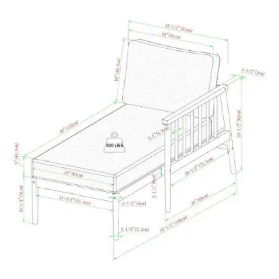 Saracina Home 4pc Modern Boho Eucalyptus Spindle Outdoor Sectional Set 
 image {6}