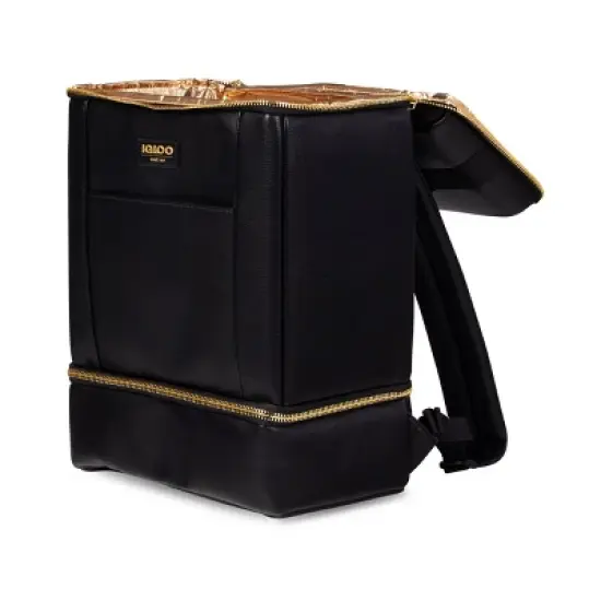 Igloo Luxe Dual Compartment Cooler Backpack - Black image {10}