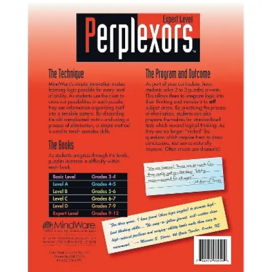 MindWare Perplexors: Expert Level - Brainteasers image {1}