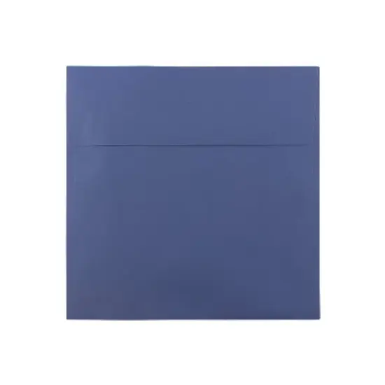 JAM Paper 8.5 x 8.5 Square Invitation Envelopes Presidential Blue 25/Pack 563916919 image {2}