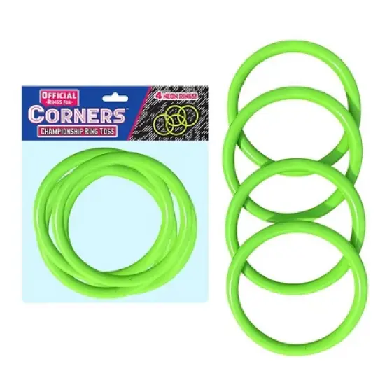 Corners Championship: Green Ring Toss 4 Piece Set image {1}